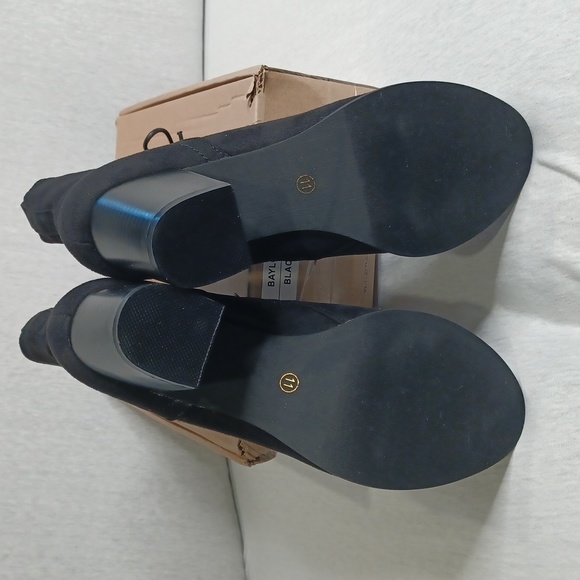 Journee Collection Baylor Black Boots Size 11 - Picture 6 of 6